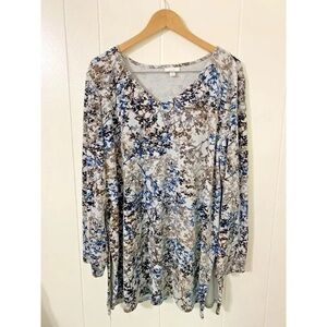 Floral Long Sleeve Women's Top